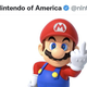 Mario holding up the middle finger in a tweet by a fake Nintendo of America.
